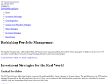 Tablet Screenshot of m1capitalmanagement.com